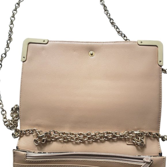 Halogen Black Leather Clutch Crossbody Bag/ Handbag - Picture 11 of 11